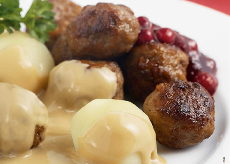 IKEAs Swedish Meatballs with Cream Sauce