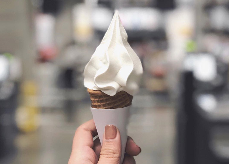 Vanilla Soft Serve from IKEA