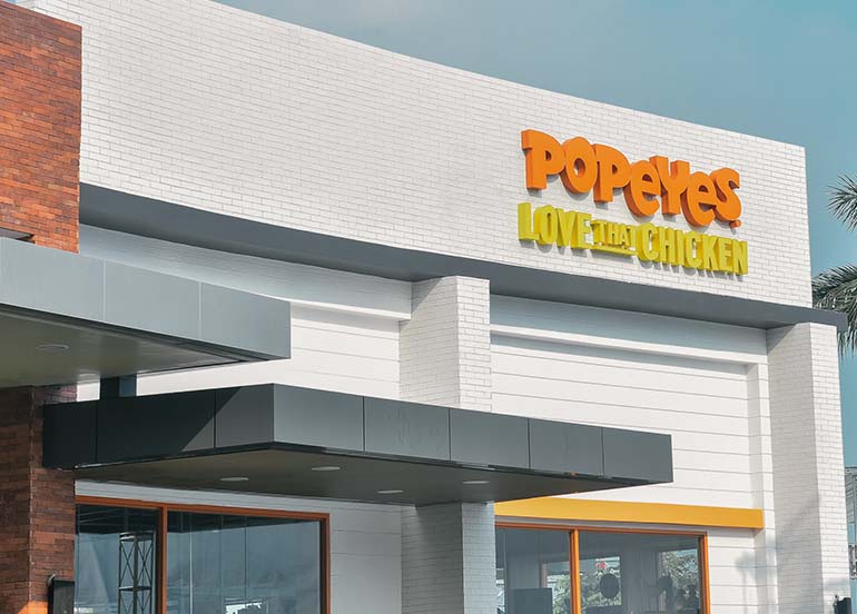 Popeyes Signage