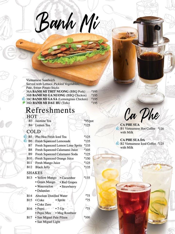 pho-hoa-banh-mi-menu