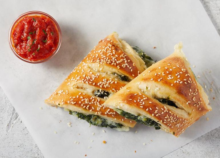 Spinach  Stromboli from Sbarro