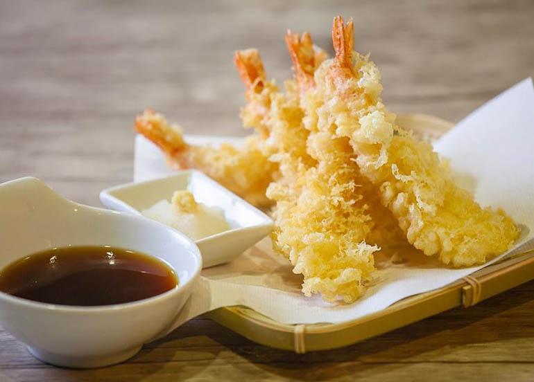 Shrimp tempura from Sakura 