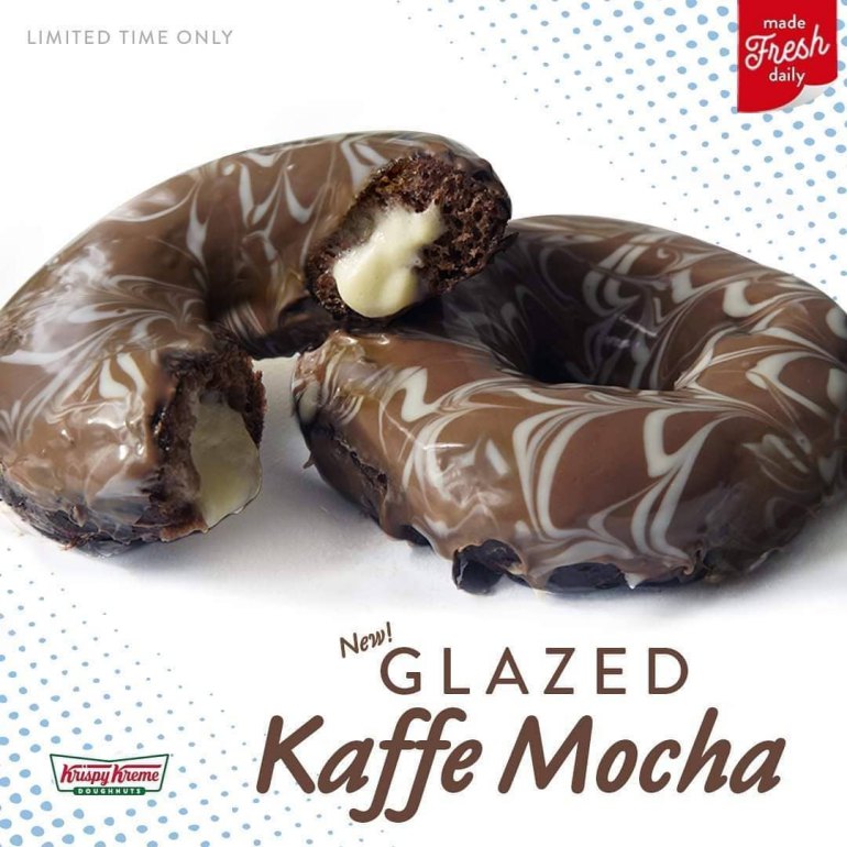 krispy kreme kaffe mocha doughnut