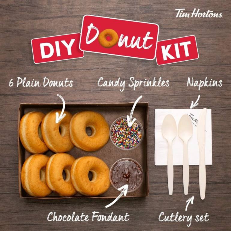 tim hortons donuts diy kit