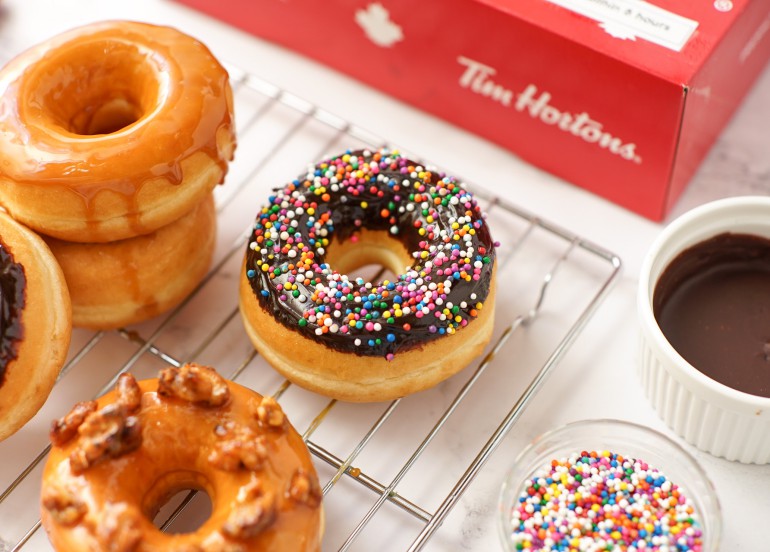 Tim Hortons’ DIY Donut Kit is going to be your new bonding activity at home!