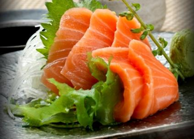 seryna, salmon sashimi, little tokyo