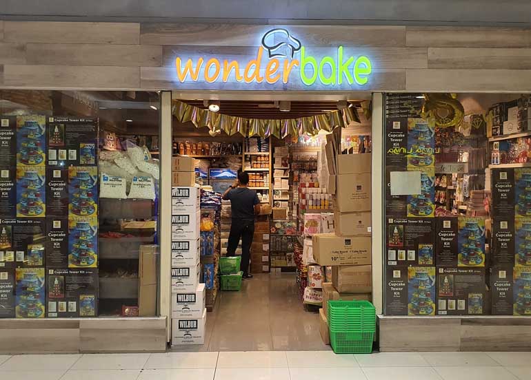 wonderbake, baking supplies, sm megamall