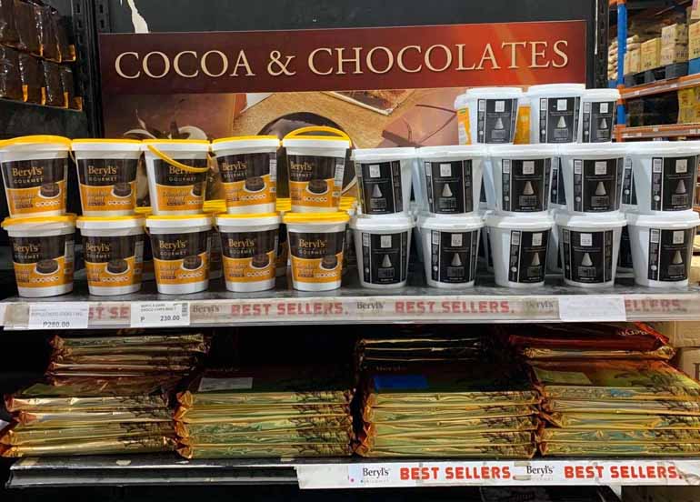 cocoa, chocolates, restaurant depot. pasay city