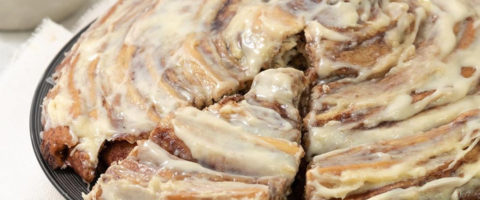 This Giant Cinnamon Roll Cake Exists & Here’s Where You Can Order It