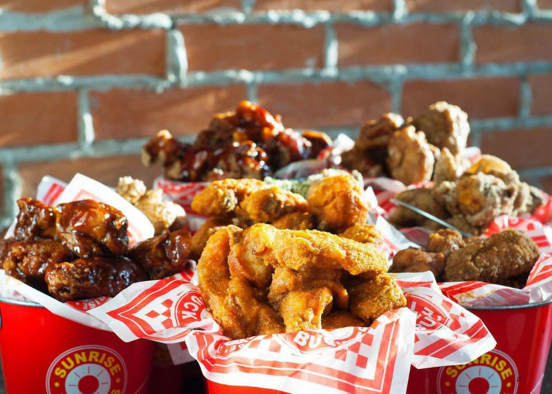 Wings from Sunrise Buckets