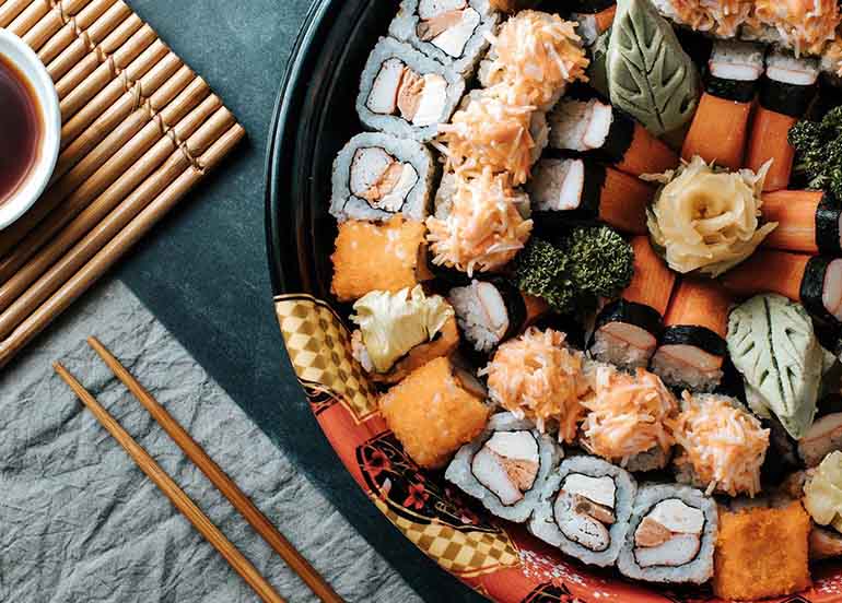 Sushi Platter from Kimono Ken