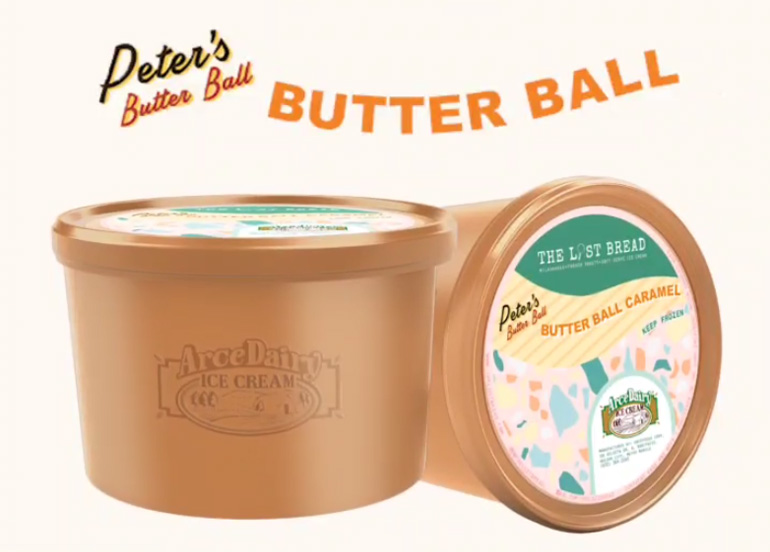 butter ball ice cream, the lost bread