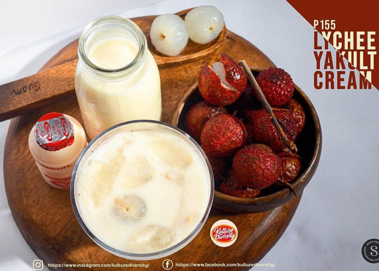 lychee yakult cream, kulture diversity