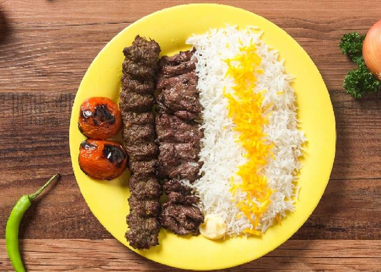 Mister Kabab's kebab plate