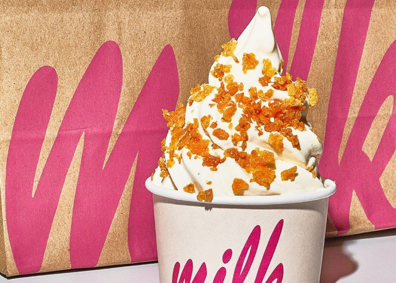 Milk Bar cereal milk soft serve