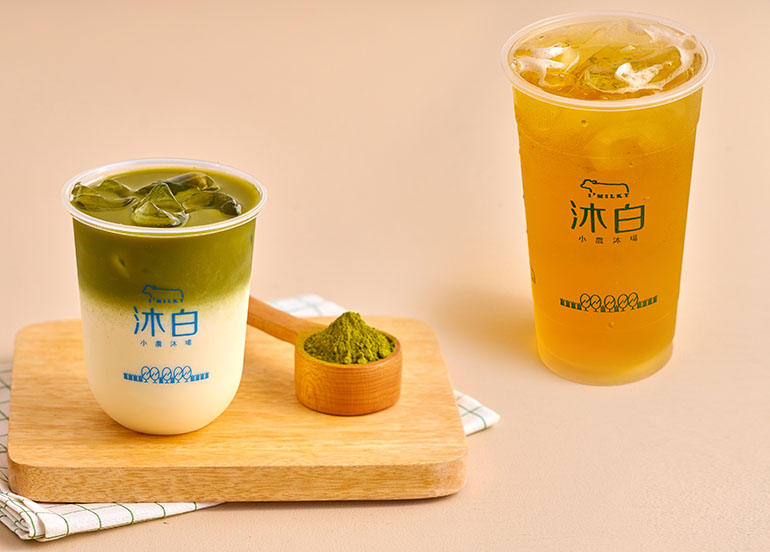 Matcha Milk and Jasmine Green Tea from i'Milky