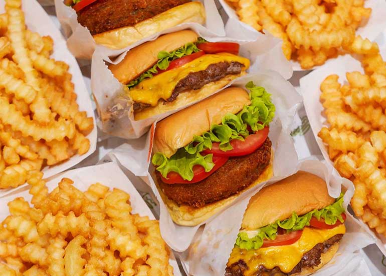 Burgers and Fries from Shake Shack