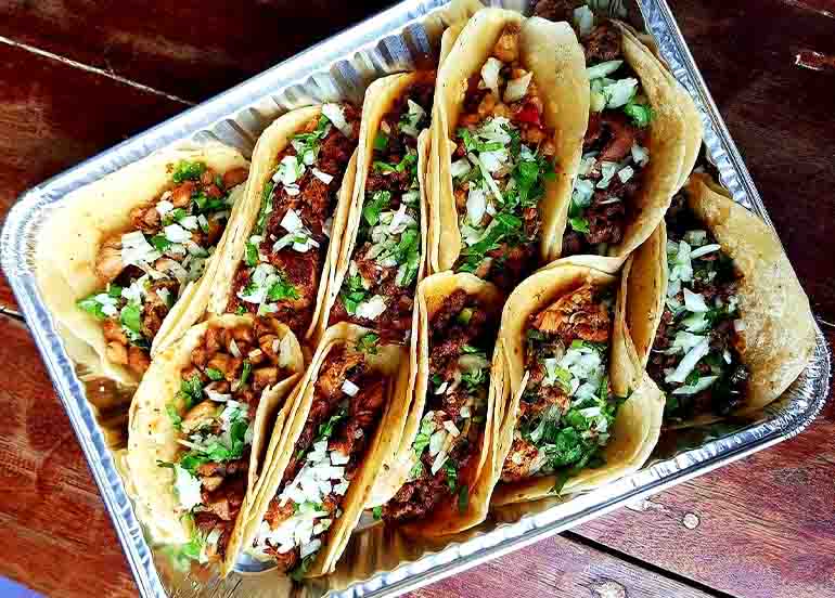 Tacos from El Chupacabra