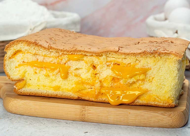 cheese sponge cake, jim's kitchen
