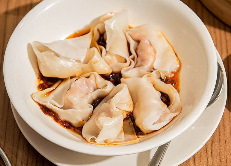 Shrimp and Pork Wontons from Din Tai Fung