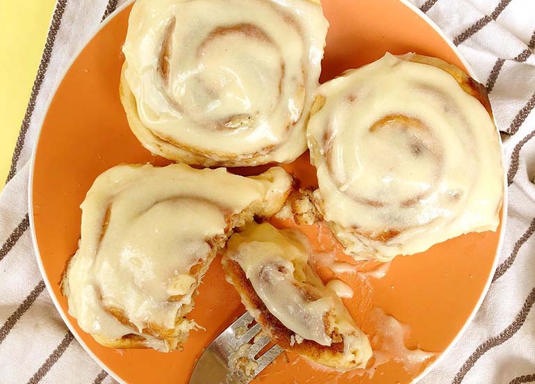 Cinnamon Rolls and Cream Cheese from Abigail's