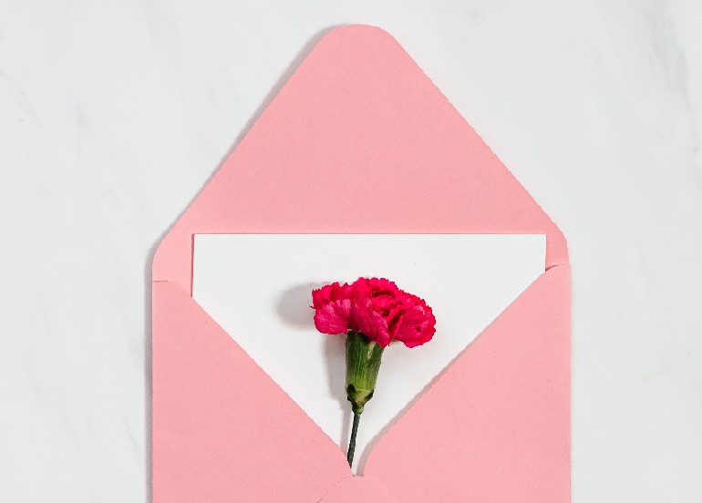 Envelope with a card inside