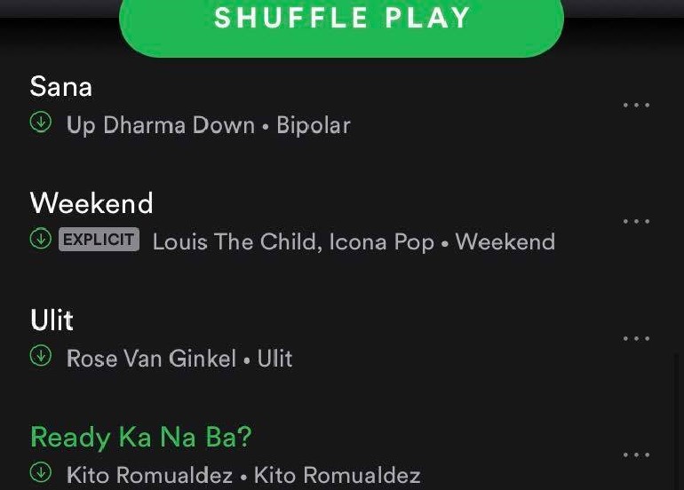 Spotify's playlist