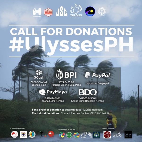 UP Diliman USC donation poster