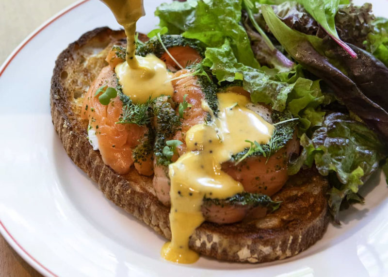 Elephant Grounds Yuzu Salmon Eggs Benny