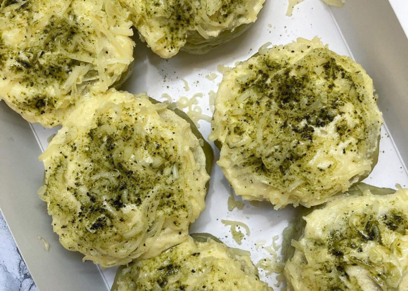 Fika Pastries Matcha Ensaymada