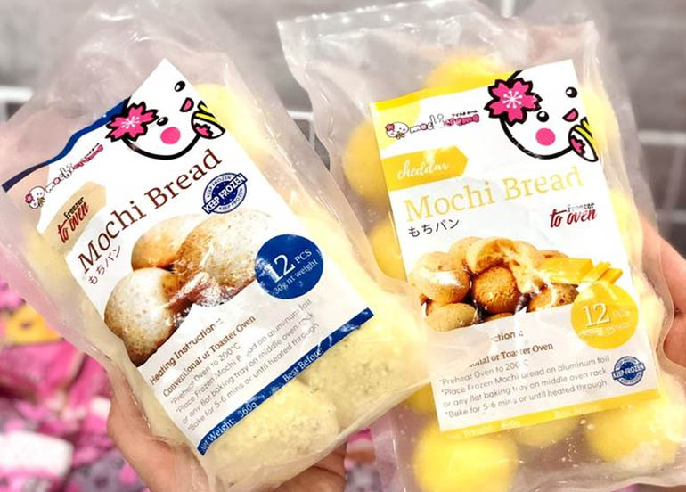 mochi bread, daiso japan food hub