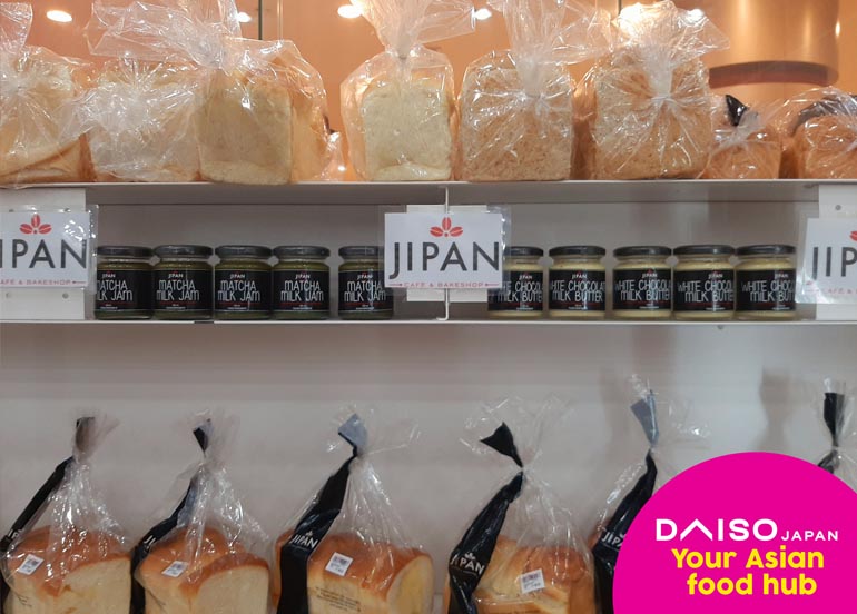 jipan bread, daiso japan food hub