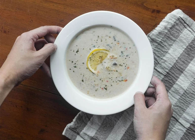 chowder soup, angel's kitchen