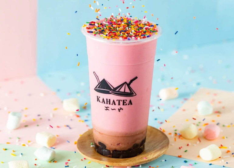 ice skrambol, kahatea milktea