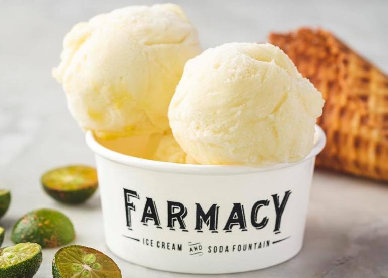 farmacy calamansi-kaffir sorbet