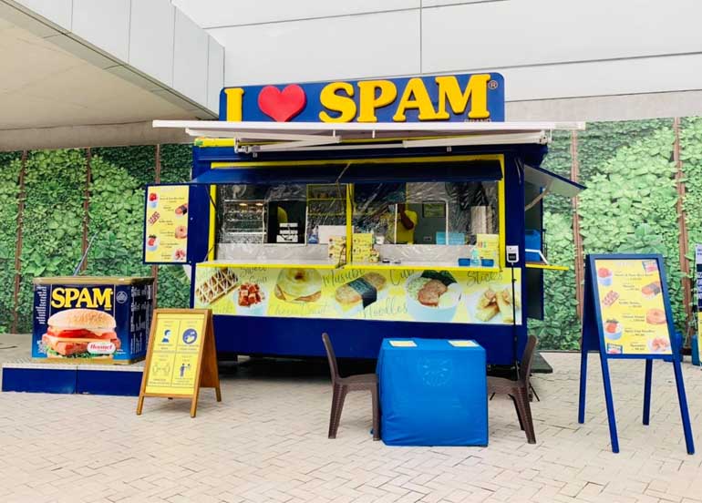 spam food truck, SM mall of asia