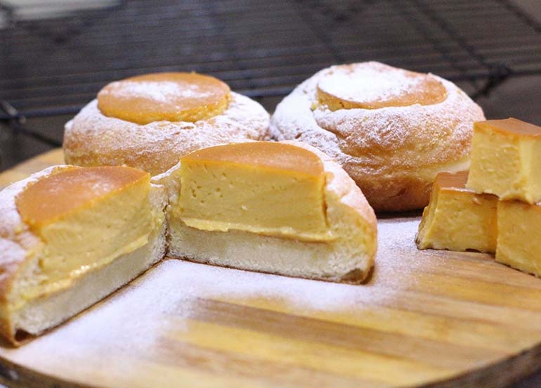 Leche Flan Donut from Gourmet Cravings