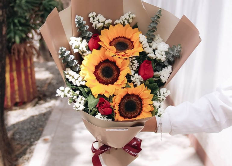 Sunflower bouquet, Flowerstore.ph