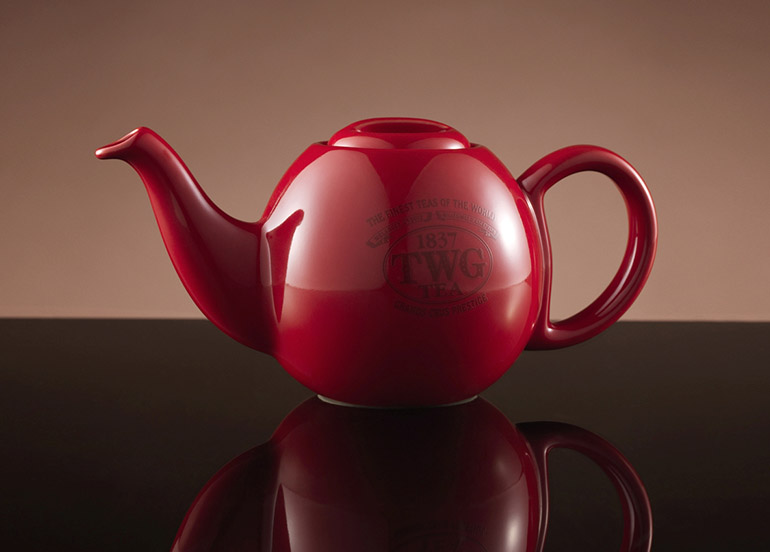 Design Orchid Teapot in Red from TWG