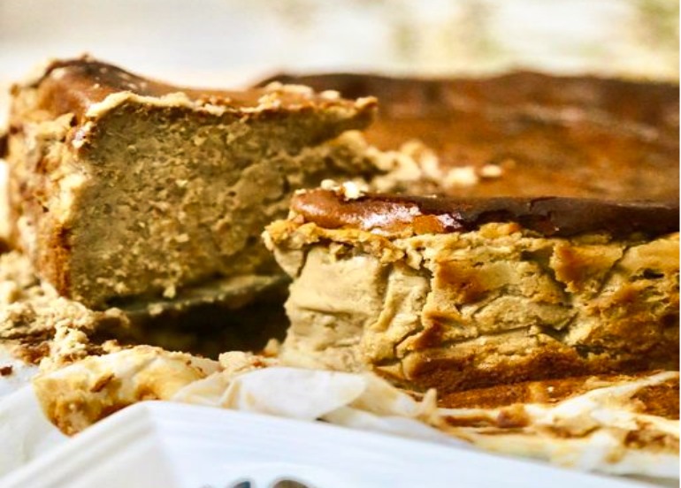 Basque Manila dalgona basque cheesecake