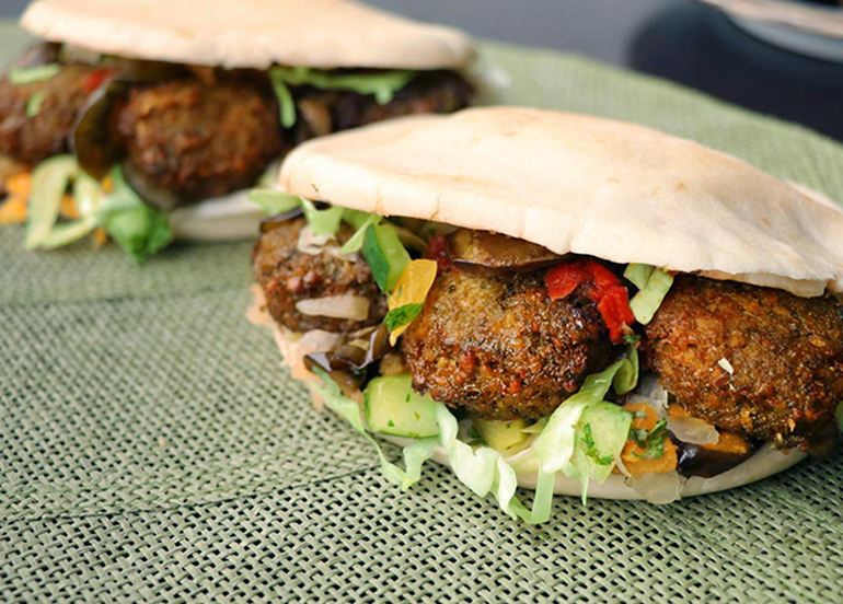 Medley Modern Mediterranean Falafel Sandwich