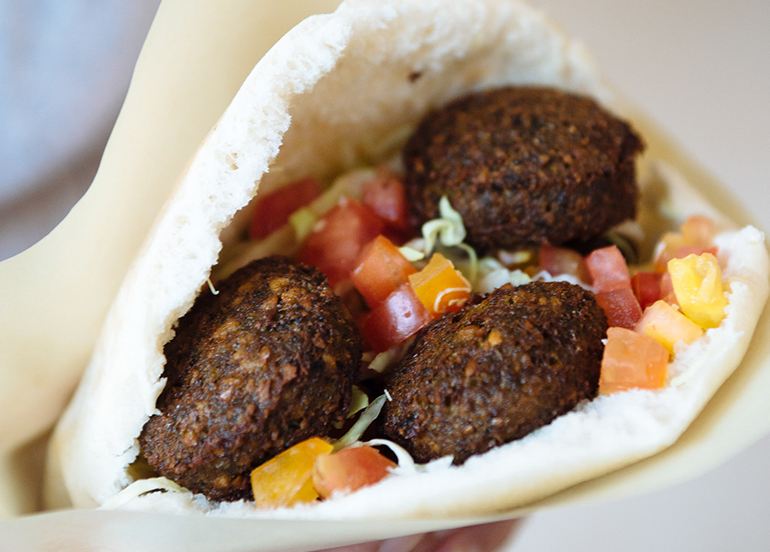 Beni's Falafel Falafel Pita Sandwich