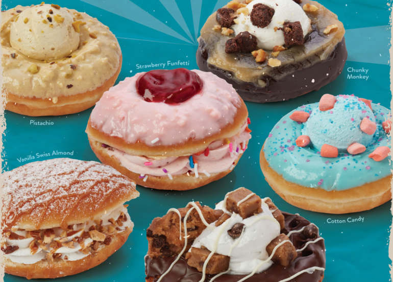 krispy kreme ice kreme doughnuts