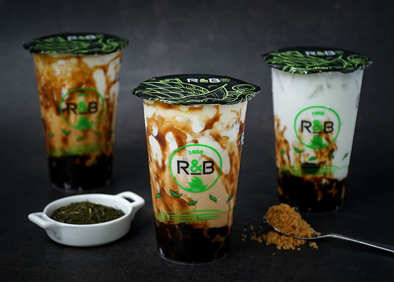 Drinks from R&B Tea