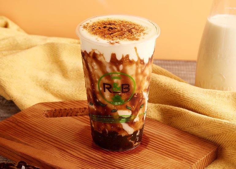 Cream Cheese Brulee Topping from R&B Tea