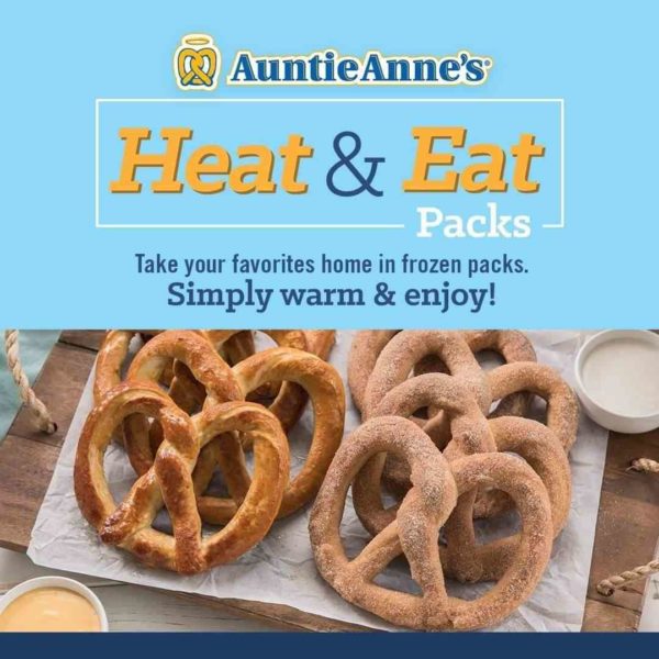 Auntie Anne's Heat and Eat Packs