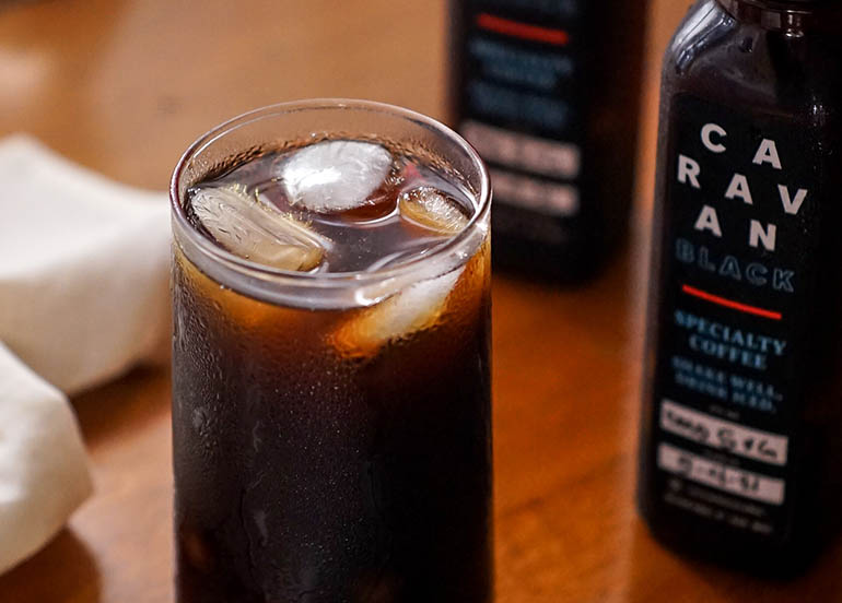 Cold Brew Sago't Gulaman from Caravan Black Coffee