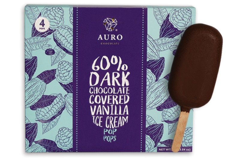 Auro Chocolate ice cream pops