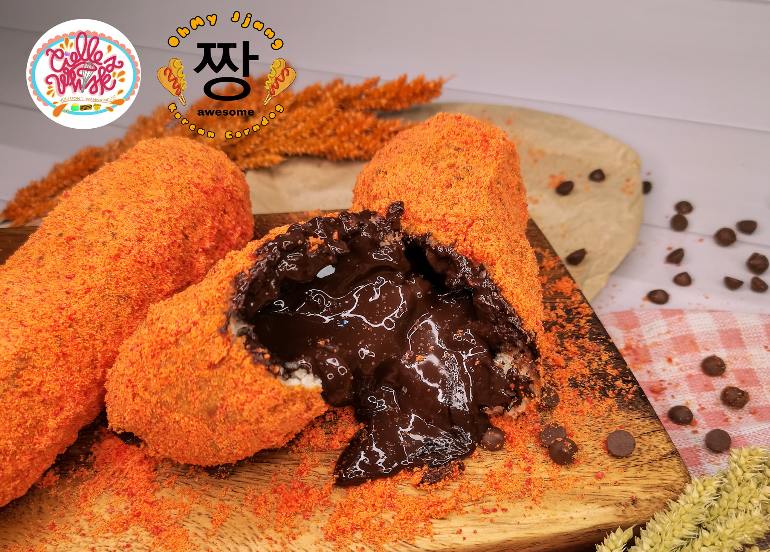 choco butternut corn dog