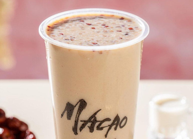 red oat milk tea, macao imperial tea